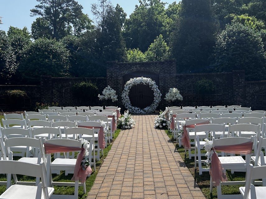 Elegant Garden Wedding theme in Cary